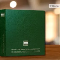 Customizable Financial Binder with Logo