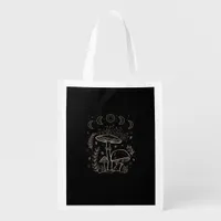 Goblincore Aesthetic Academia Cottagecore Mushroom Grocery Bag