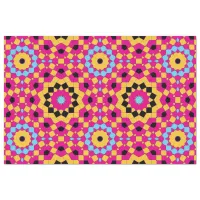 Colorful Kaleidoscopic Mosaic Geometric Pattern Tissue Paper