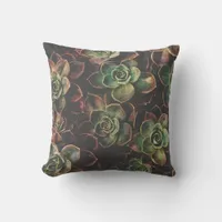 Pretty #Succulent Plants Throw Pillow
