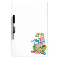GOAT | Just Want to Drink Coffee Play With Goats Dry-Erase Board