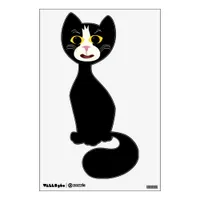 Cute Cartoon Kitty Cat Wall Decal