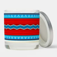 Southwest River Canyon Design Red Turquoise Scented Candle