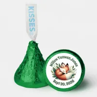 Cute Fox Asleep in Leaves Baby Shower Hershey®'s Kisses®