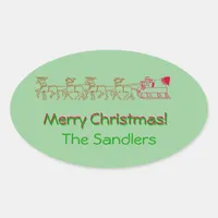 Sticker (ovl) - Santa and his Sleigh