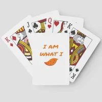 Im What I Yam Playful Pun Mood Poker Cards