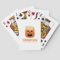 Halloween Trumpkin Funny – Spooky Parody Slogan Poker Cards