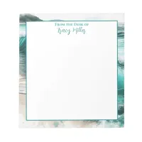 From the Desk of | Personalized Ocean Waves  Notepad