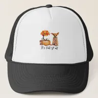 It’s Fall Y’all Chihuahua Dog Halloween Trucker Hat