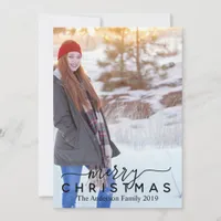 Customizable Merry Christmas Holiday Card