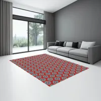 Southwest Mesas Red & Turquoise Geometric 10x8 Rug