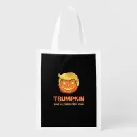 Halloween Trumpkin - Make Halloween Great Again De Grocery Bag