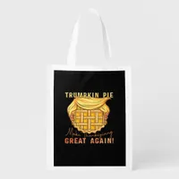 Trumpkin Pie Make Thanksgiving Great Again!! Class Grocery Bag