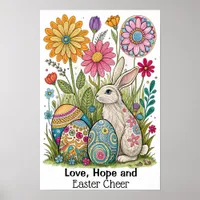 Love, Hope and Easter Cheer Poster