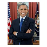U.S. President Barack Obama Glossy Poster