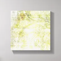 Lacy Green Abstract Canvas Print
