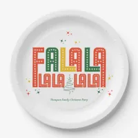 Family Christmas Karaoke Church Carols Service  Paper Plates