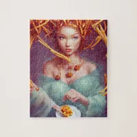 Fast Food Fantasy Goddess Jigsaw Puzzle