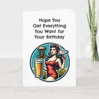 Personalized Disc Golf Themed Birthday Card