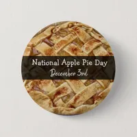 National Apple Pie Day is December 3rd Button