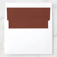 Rust Burnt Orange Lined Wedding Invite Envelopes E Envelope Liner