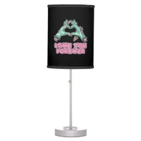 Zombie Classic - Skeleton Heart And Hands Table Lamp