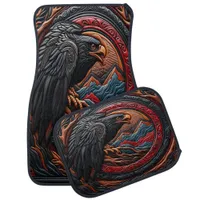 Wildlife Beauty Eagle Artwork Car Floor Mat