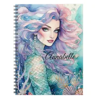 Mysterious Mermaid Spiral Photo Notebook