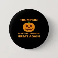 Trumpkin Make Halloween Great Again , Trumpkin Hal Button