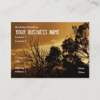 Living Art Golden Business Card