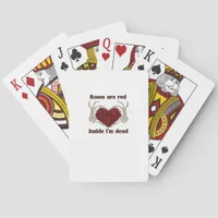 Are Red Im Dead Classic Style Poker Cards
