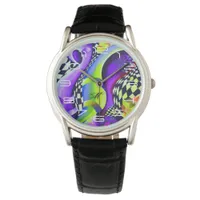 80`s Retro Geometric Pattern Watch