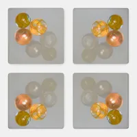 Acrylic Coasters - Glass Marbles