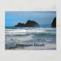 Hawaiian Coastal Island Ocean Tropical Paradise Postcard