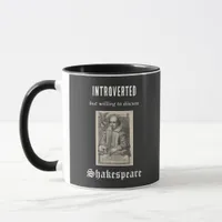 Introvert Shakespeare Literature Themed Funny Mug