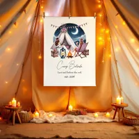 Rustic Camp Bride Bachelorette Party/Weekend Banner