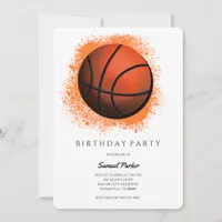 Basketball Player Bachelor / Birthday Party Sports Invitation