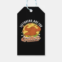 Leftovers Are For Quitters Classic Funny Retro Gift Tags