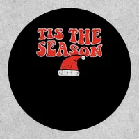 Tis Season Skeleton Pumpkin Halloween Patch