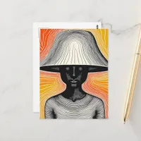 The Lampshade Hat Postcard