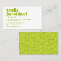 IT Information Technology Consultant Business Card