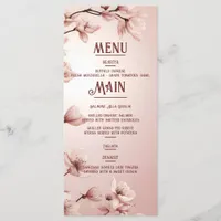 Blossoming Romance: A Full Floral Wedding Theme Menu