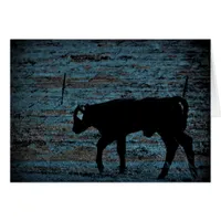 The Calf All Occasion Blank Greeting Card