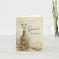 Sukkot Harvest Blessings Card