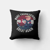 Make Thanksgiving Great Again Trumpkin – Classic P Throw Pillow