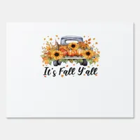 It’s Fall Y’all Pumpkin Autumn Tree Hello Fall Wom Sign