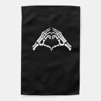 Skeleton Heart And Hands Sign