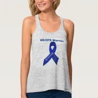 ME/CFS Warrior Awareness Ribbon and Butterfly Tank Top