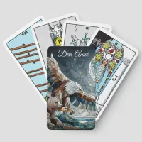 Mosaic Ai Art | Brown Bear and an Eagle Full Moon Tarot Cards