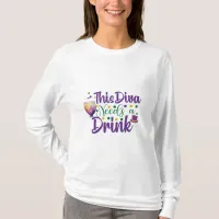 This Diva Needs A Drink Mardi Gras T-Shirt